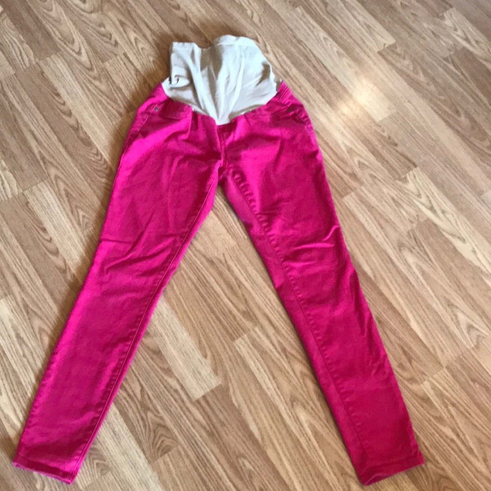 Motherhood Maternity pink skinny pants